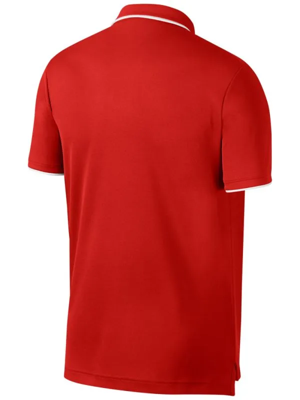 Nike Court Dry Team Polo - habanero red/white