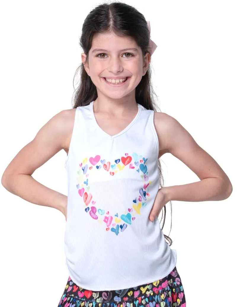 Lucky in Love Thumbprint Hearts - multicolor Lucky in Love Thumbprint Hearts - multicolor