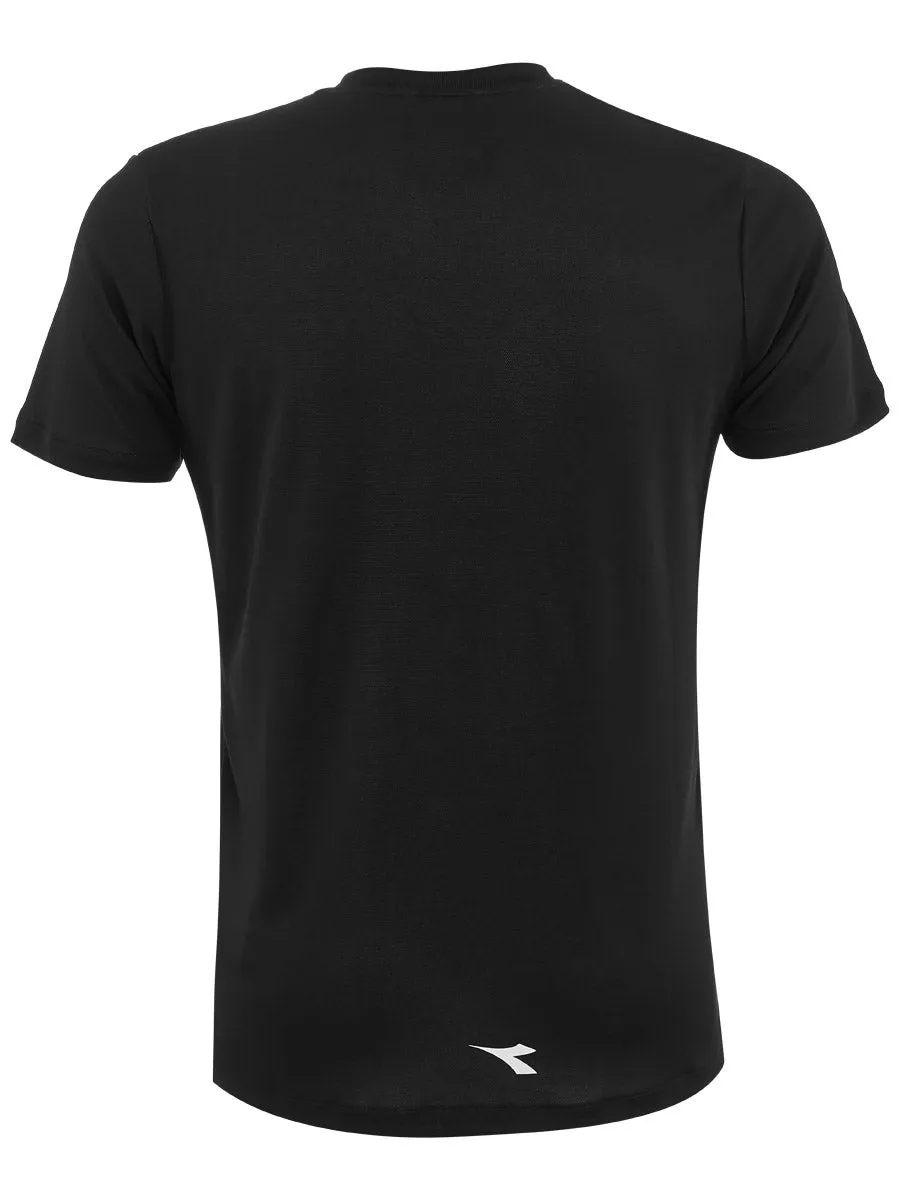 diadora-t-shirt-easy-tennis-black-2 Diadora T-Shirt Easy Tennis - black