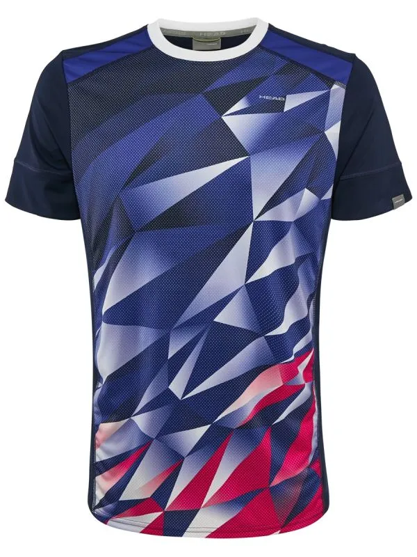 Head Medley T-Shirt Men - royal blue/red