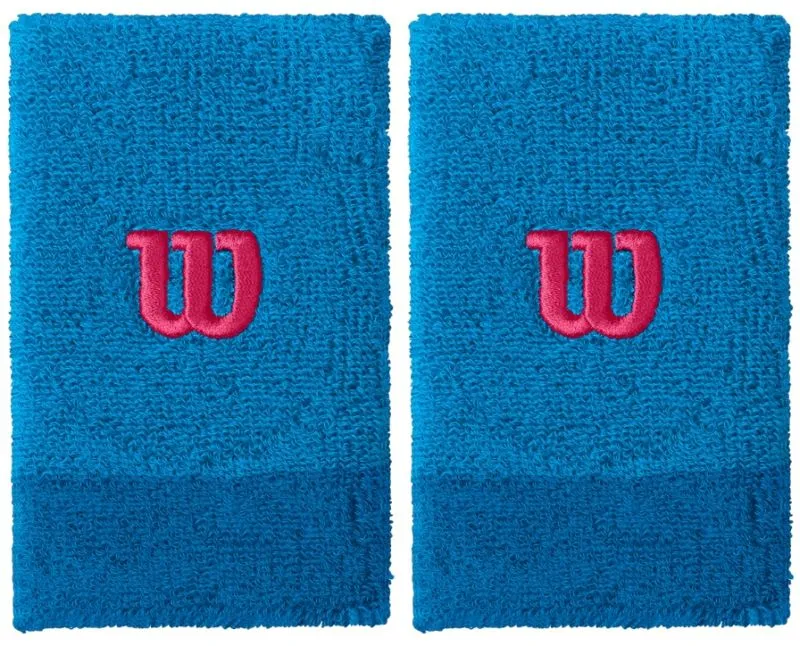 Wilson Extra Wide Wristband - brilliant blue/imperial blue/granita Wilson Extra Wide Wristband - brilliant blue/imperial blue/granita