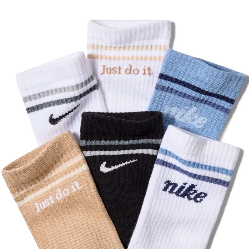 Nike Kids Everyday Cushioned Crew 6P - multicolor