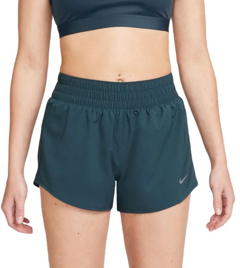 Nike Dri-Fit One 3in Short - deep jungle/reflective silver