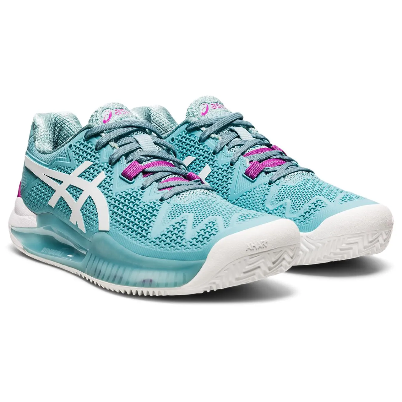 Asics Gel-Resolution 8 Clay W - smoke blue/white