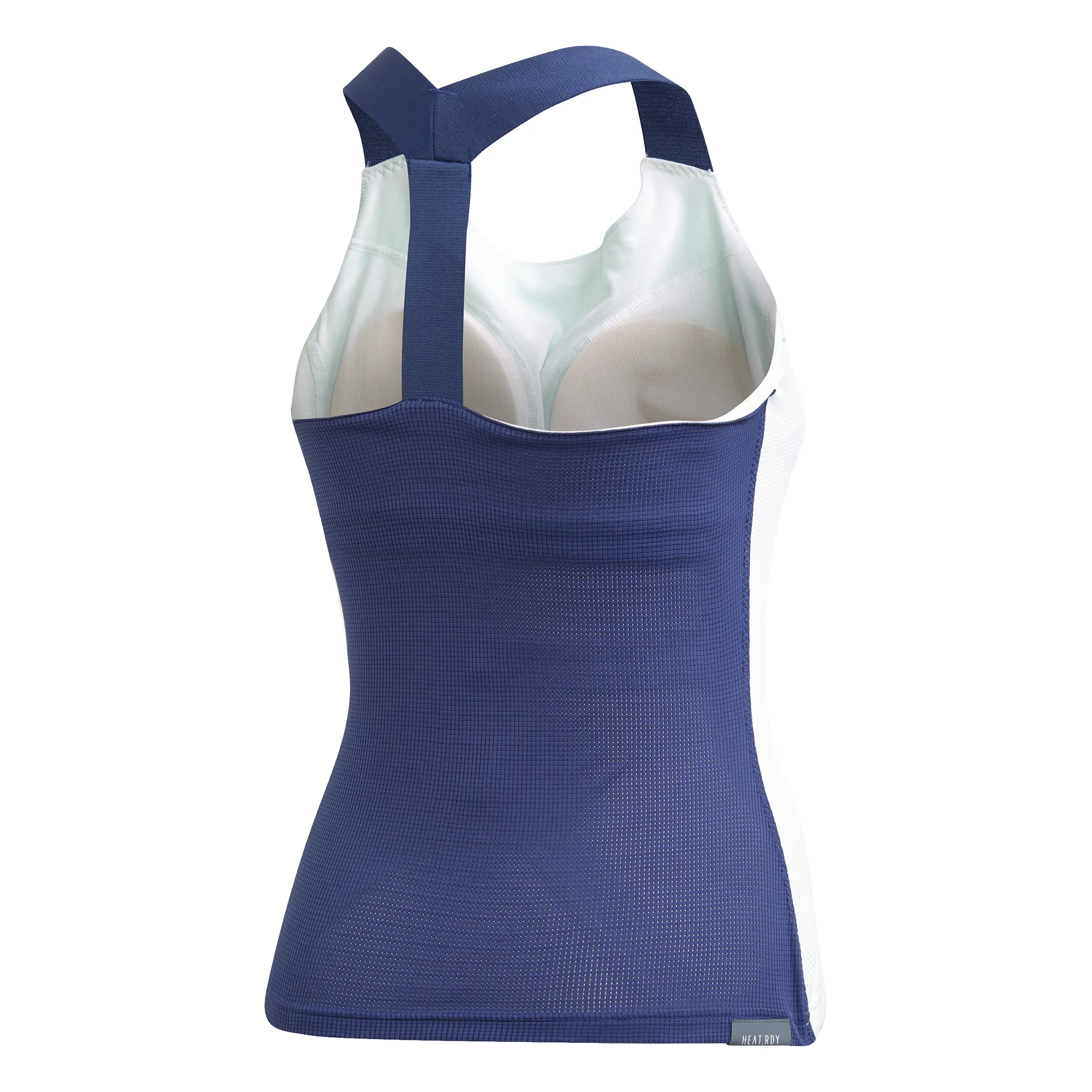 Adidas Women Y-Tank Heat Ready - dash green/tech indigo