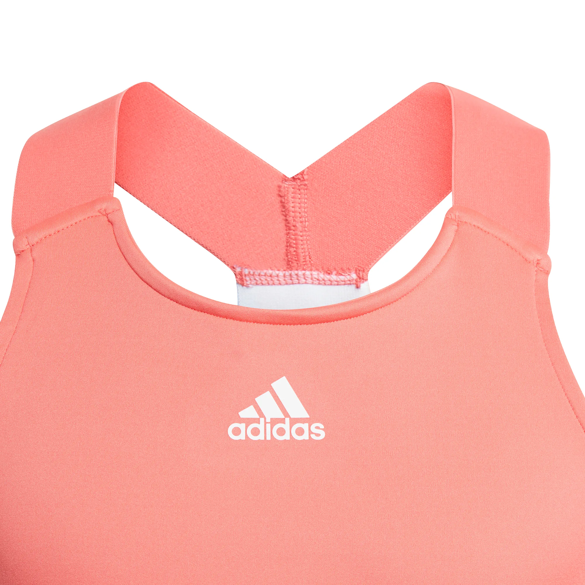 Adidas G Frill Dress - semi flash red
