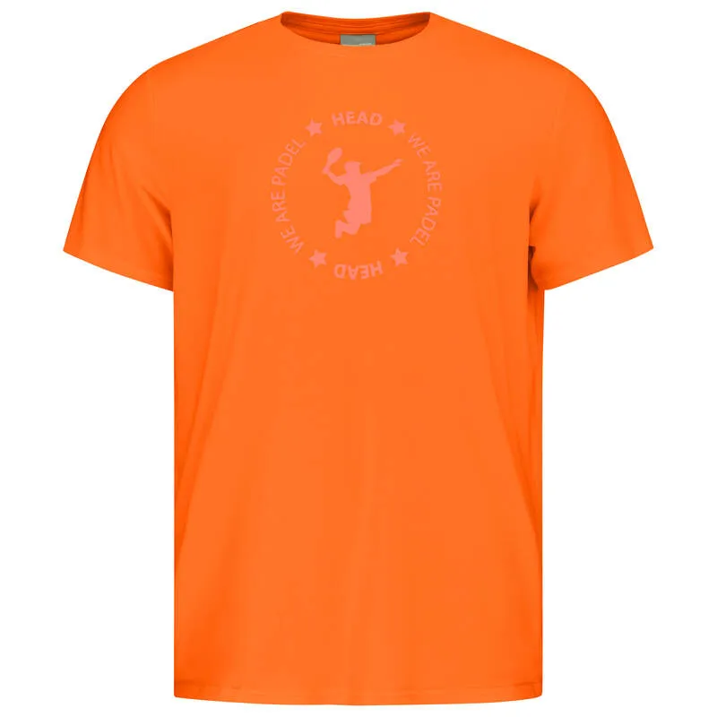 Head We Are Padel T-Shirt - orange