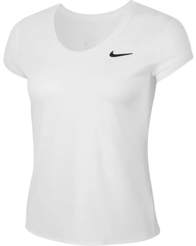 Nike Court Dry Top SS W - white/black