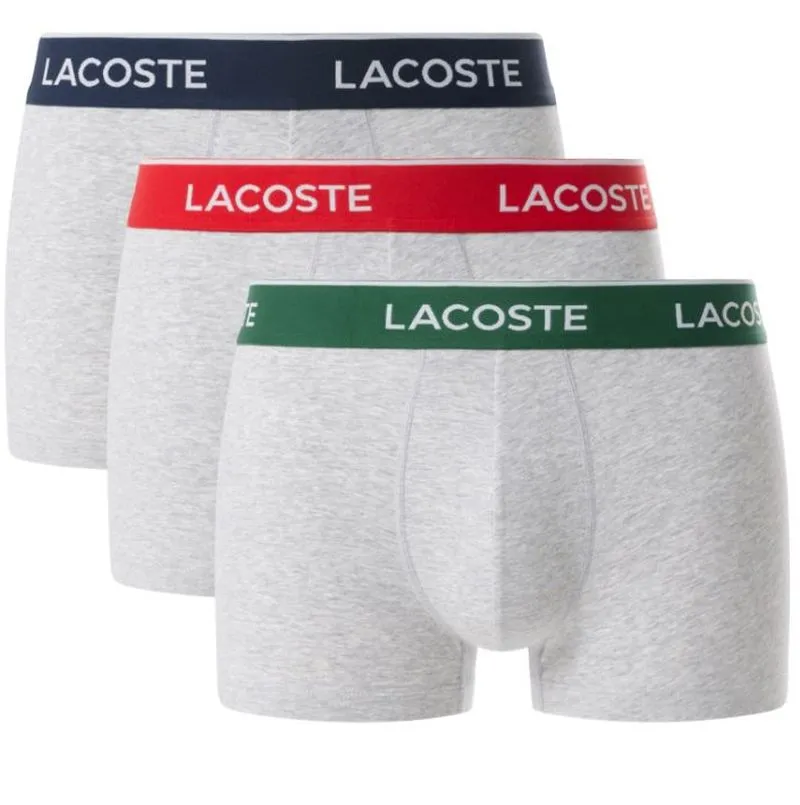 5H1297_EII_24jxXUT8fu9777B Lacoste Stretch Cotton Trunks 3P