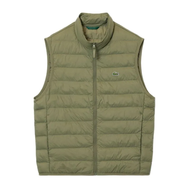 Lacoste Water-Repellent Puffed Windbreaker - khaki green Lacoste Water-Repellent Puffed Windbreaker - khaki green