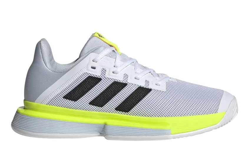 Adidas SoleMatch Bounce W - white/core black/solar yellow