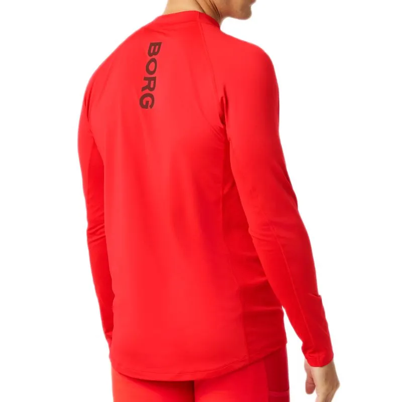 Björn Borg Mock Neck Long Sleeve - flame scarlet