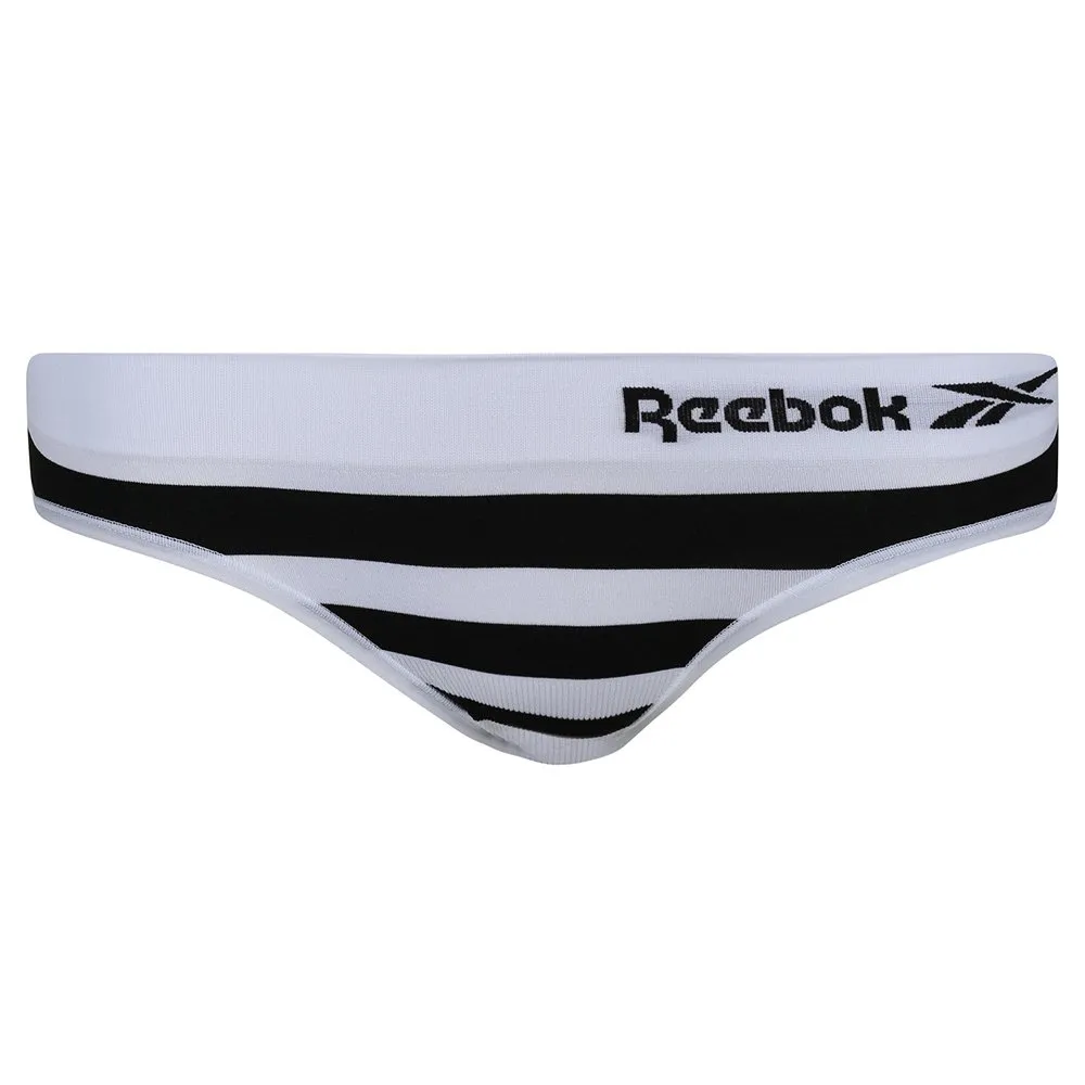 Reebok Womens Seamless Brief RAINA 2P - grey marl/white/stripe