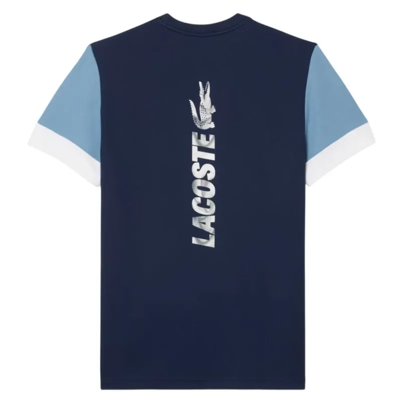 Lacoste Sport Printed Colour-Block - navy blue/blue/white