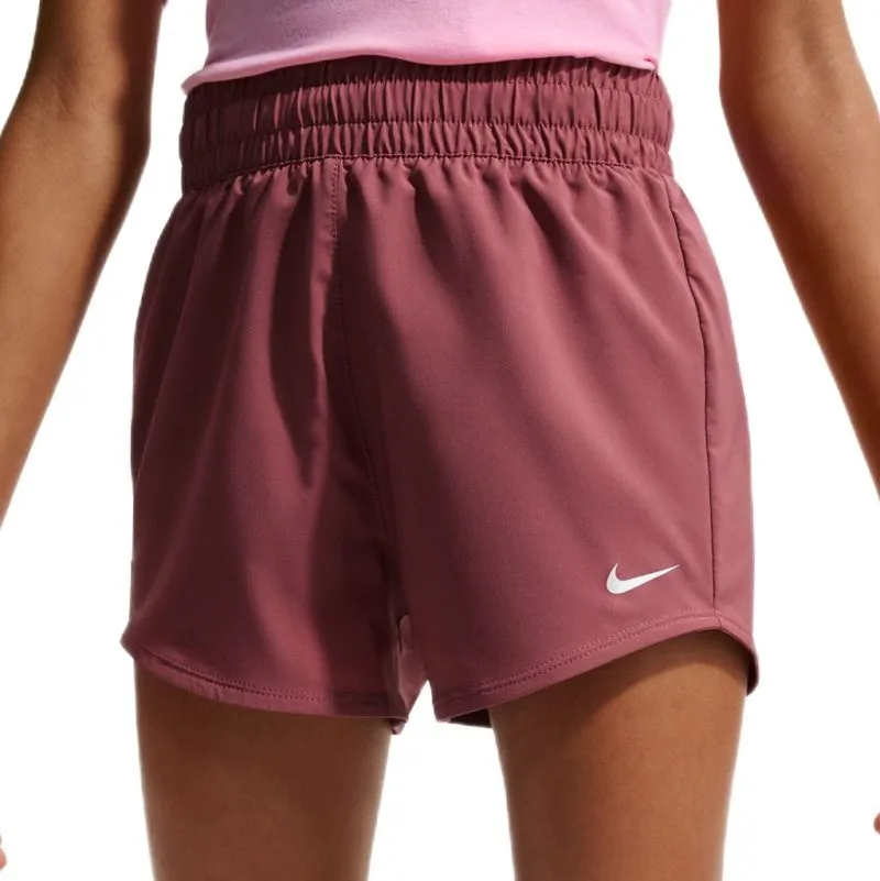 Nike Kids Dri-Fit One High-Waisted Woven Training - pink smoke/white