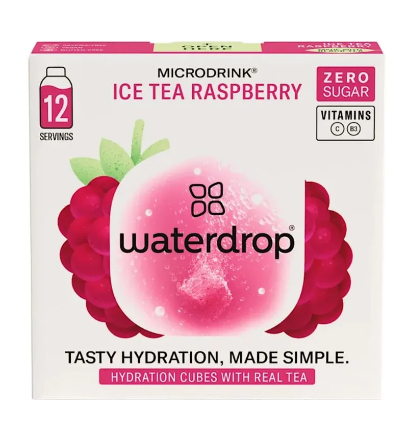 Waterdrop Microdrink Vitamin Hydration Cubes 12P - ice tea raspberry Waterdrop Microdrink Vitamin Hydration Cubes 12P - ice tea raspberry