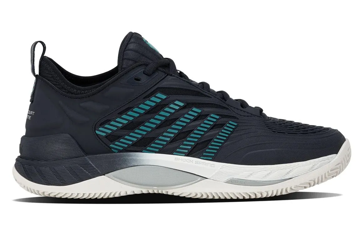 K-Swiss Hypercourt Supreme 2 Clay - carbon/blanc de blanc/baltic