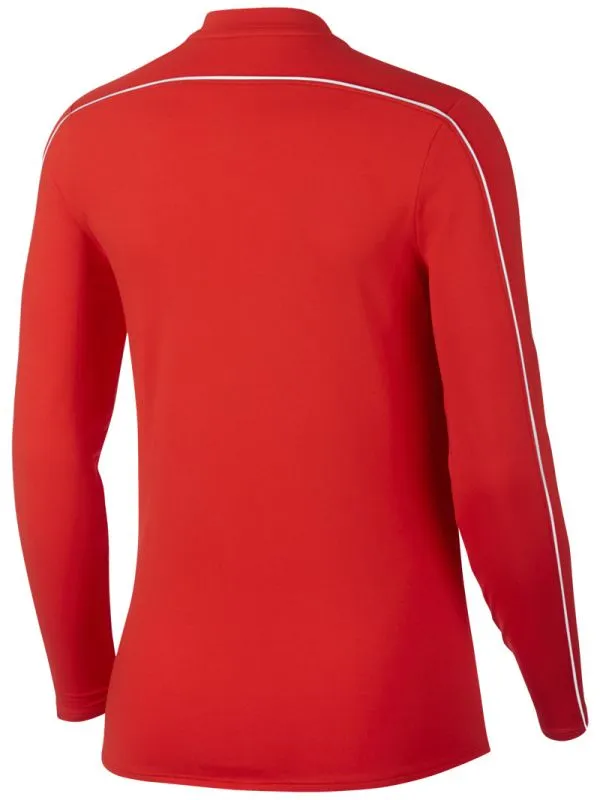 Nike Court Women Dry 1/2 Zip Top - habanero red/white