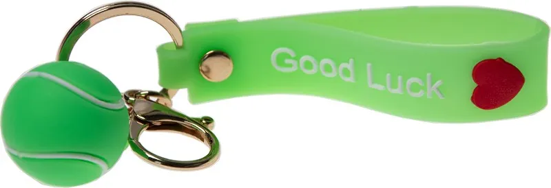 Keychain Ring 'Good Luck' Tennis Ball