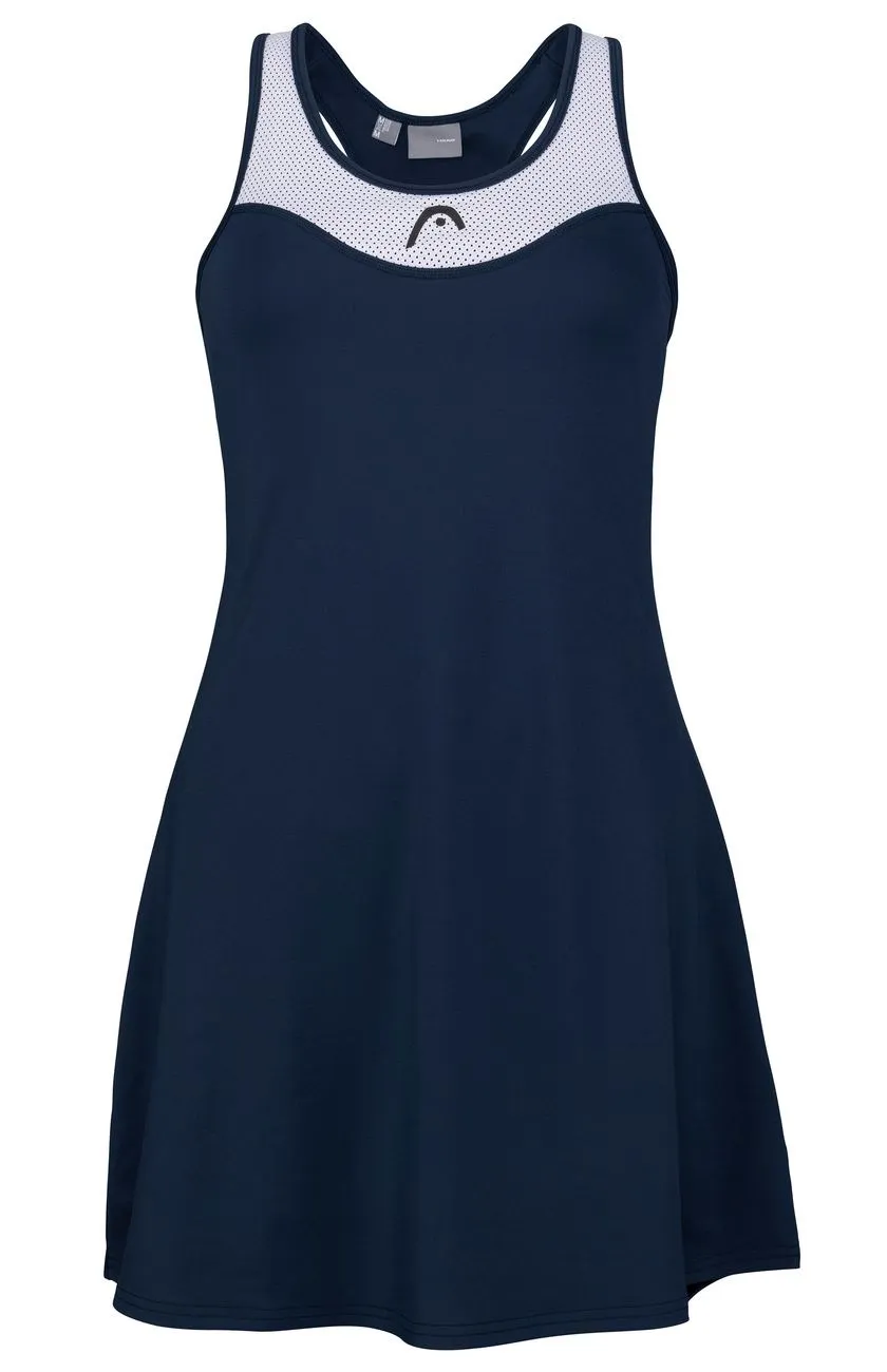 Head Diana Dress W - dark blue/white