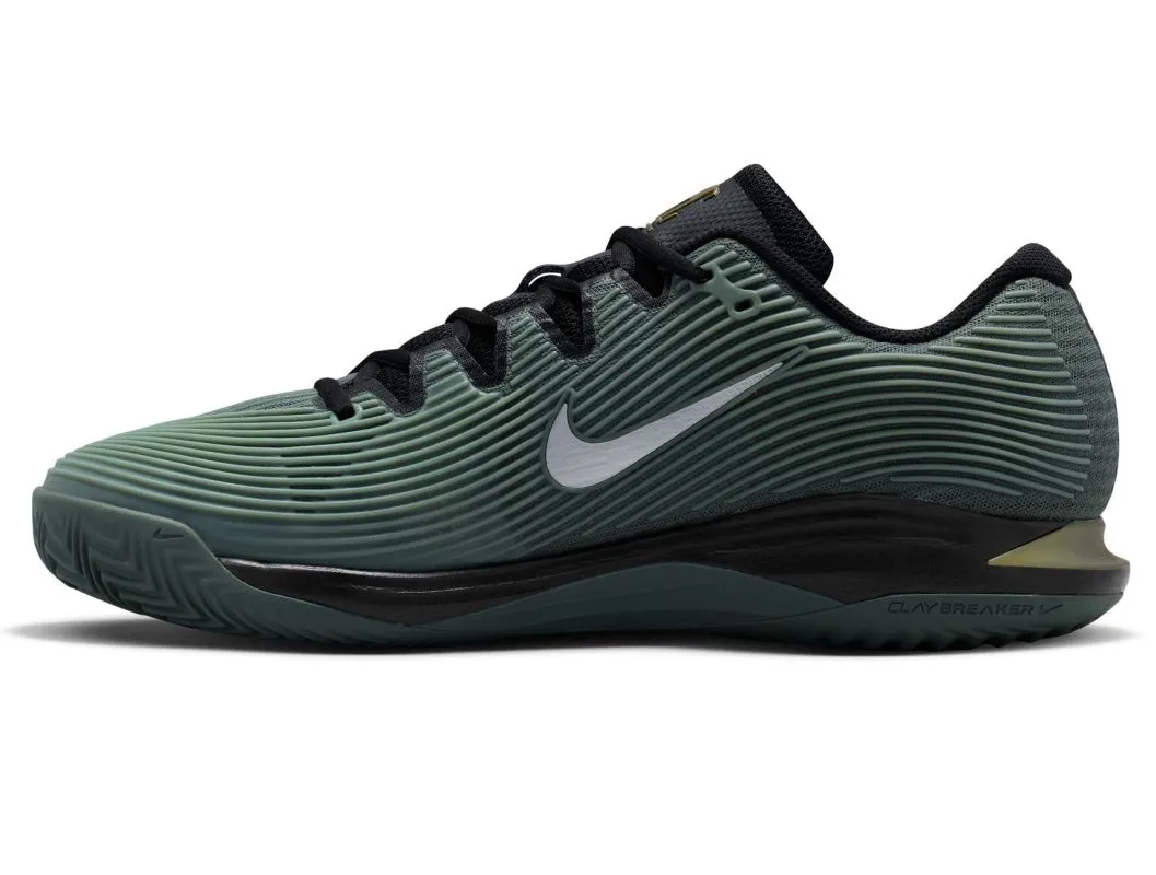 Nike Zoom Vapor 12 Clay Premium - camo green/pure platinum/metallic gold