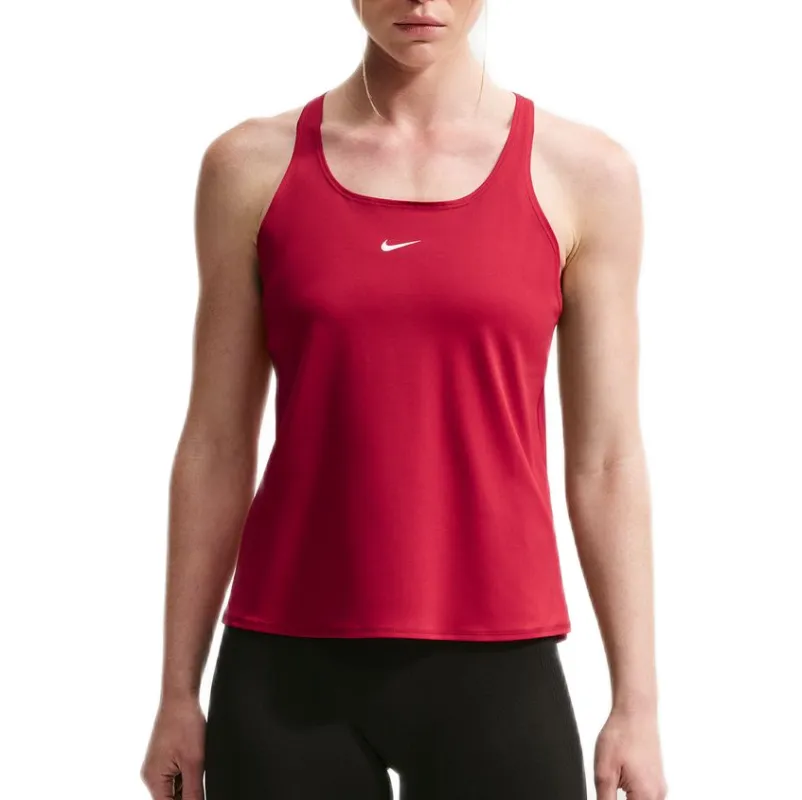 Nike Dri-Fit Pro Tank - tough red/white