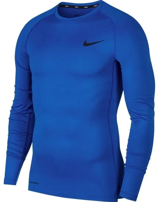 Nike Pro Top LS Tight - game royal/black