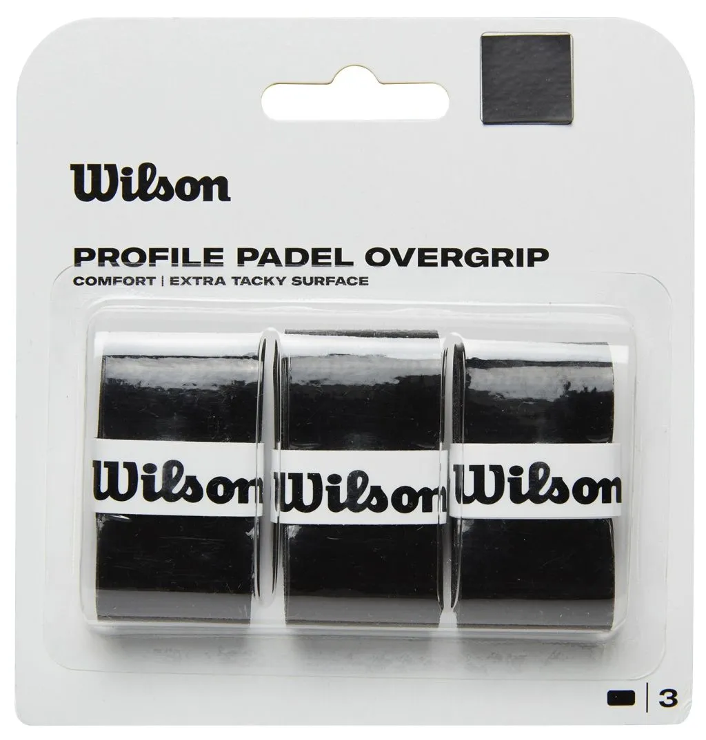 WR8416601_0_PROFILE_PADEL_OVERGRIP_BL Wilson Profile Padel Overgrip 3P - black