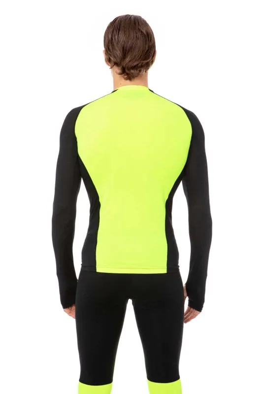 hydrogen-fast-skull-second-skin-tee-ls-man-fluo-yellow-3 Hydrogen Fast Skull Second Skin Tee LS Man - fluo yellow