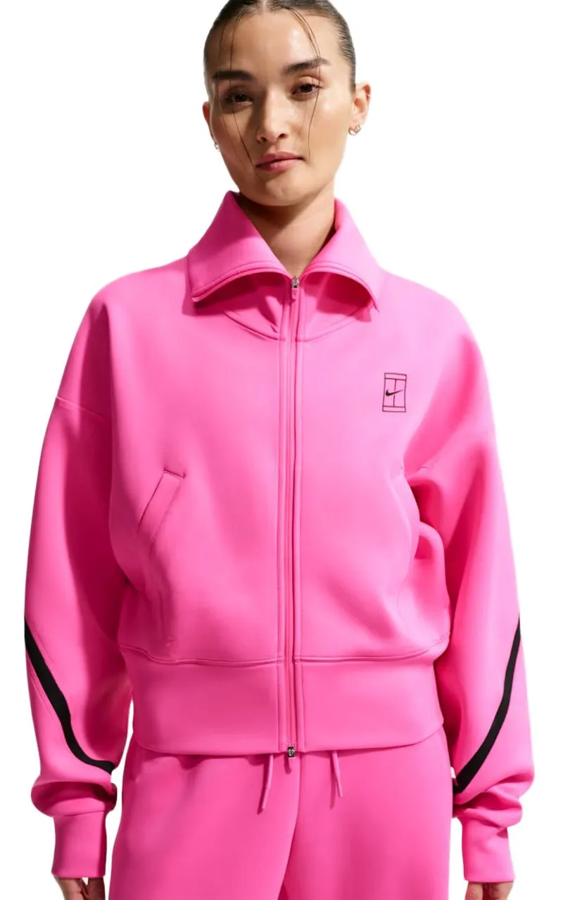 Nike Advantage Dri-FIT Full-Zip Tennis - laser fuchsia/black