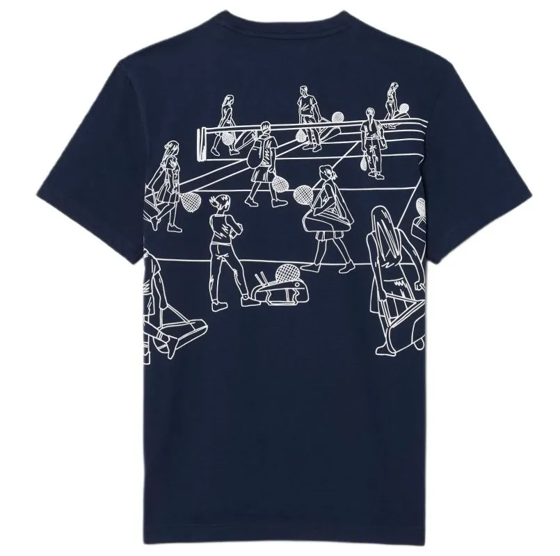Lacoste Ultra Dry Printed - navy blue