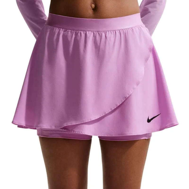  Nike Court Paris Slam Dri-Fit High Waisted Tennis - light magenta/light magenta/black
