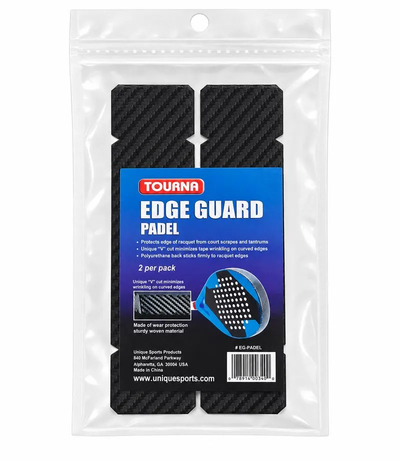 Tourna Padel Edge Guard Tape 2P - black Tourna Padel Edge Guard Tape 2P - black