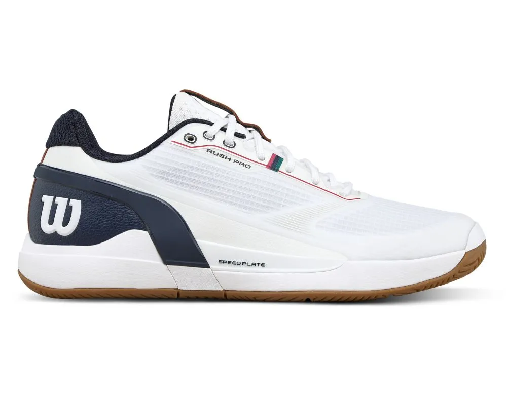 Wilson Rush Pro 5 - white/navy blazer/gum1a