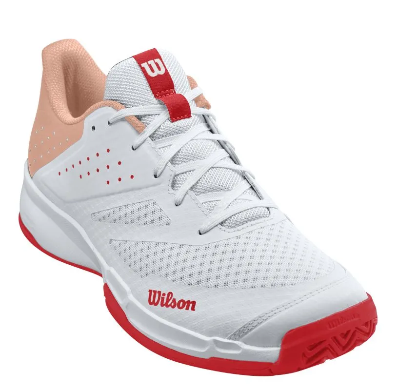 Wilson Kaos Stroke 2.0 - white/peach parfait/infra red Wilson Kaos Stroke 2.0 - white/peach parfait/infra red