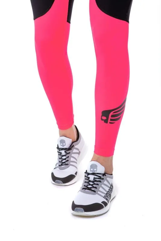 Hydrogen Wing Skull Leggings Man - fluo fuchsia