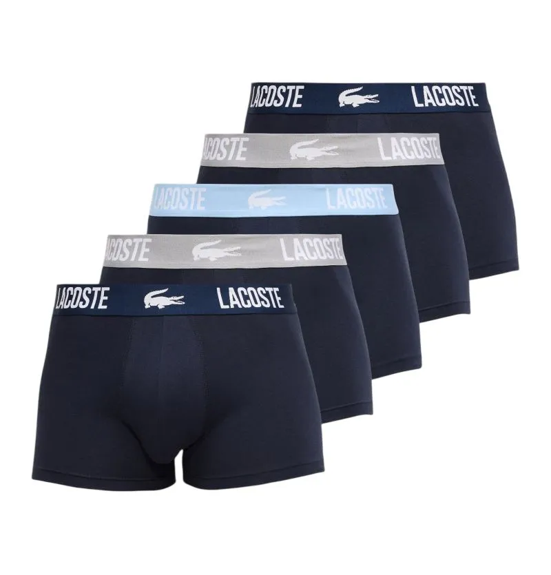Lacoste Stretch Cotton Trunks 5P - multicolor Lacoste Stretch Cotton Trunks 5P - multicolor