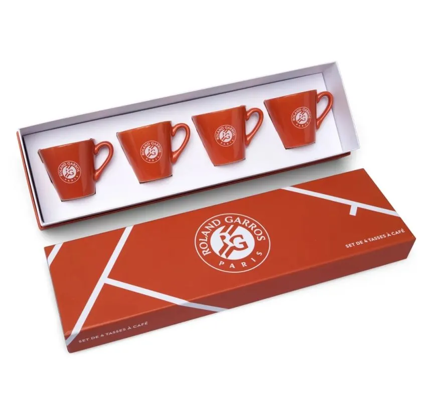 Roland Garros Box Of 4 Cups