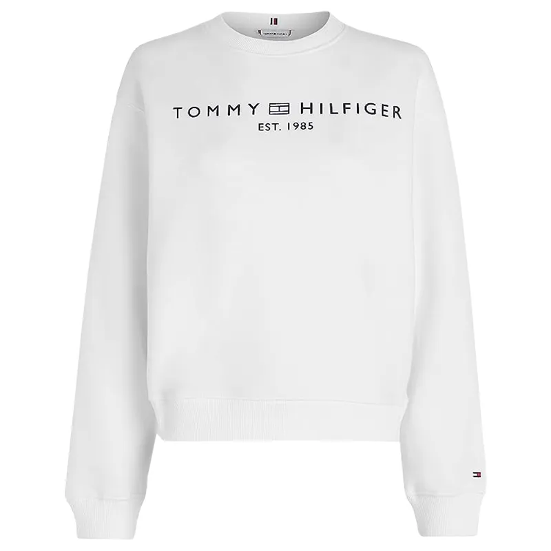 Tommy Hilfiger Modern Regular Corp Logo C-NK Sweatshirt - the optic white