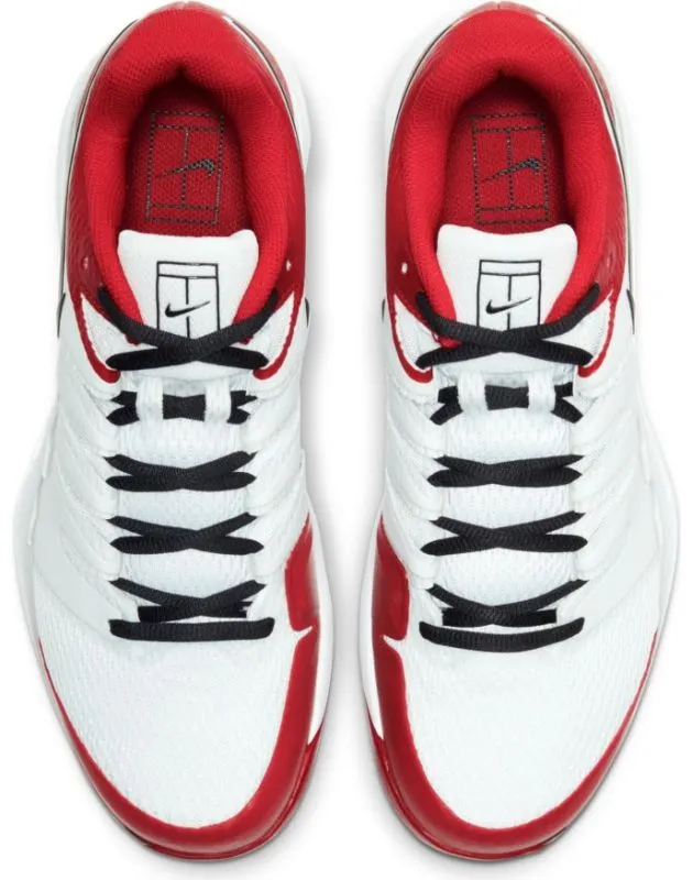 Nike Air Zoom Vapor X HC- white/black/university red