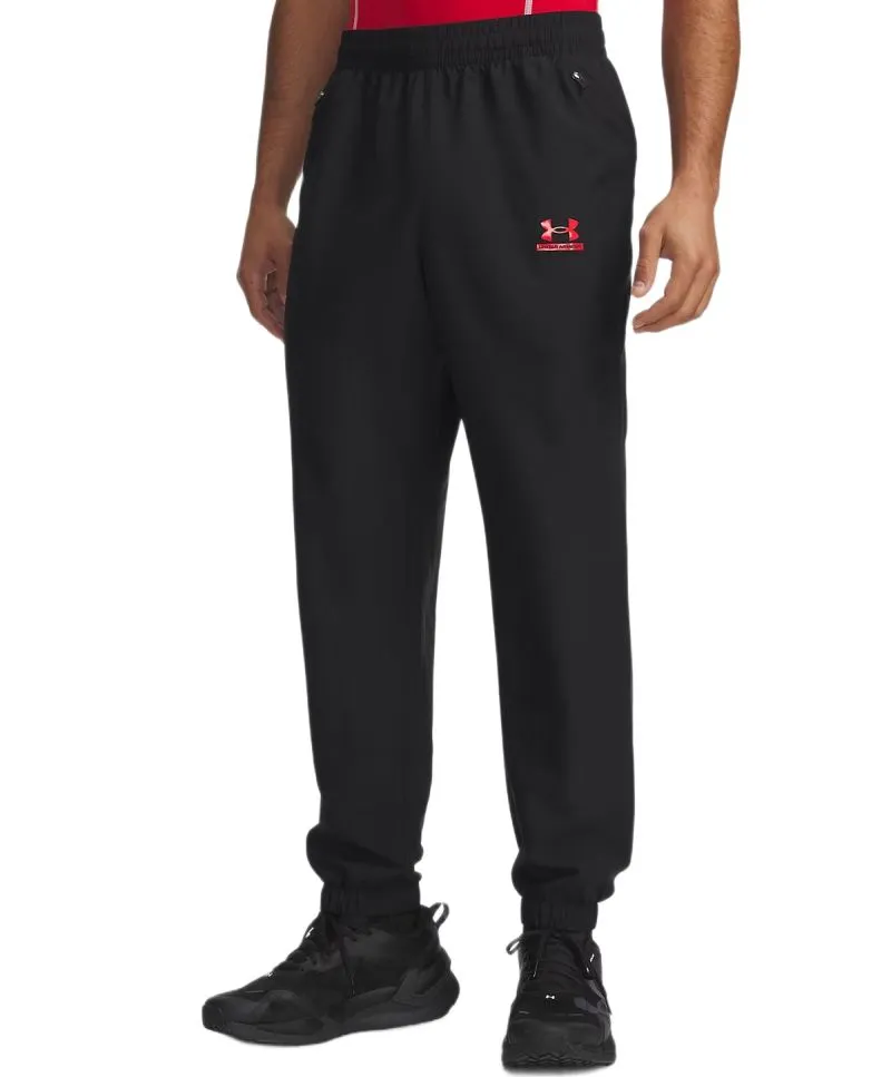 Under Armour Tech Sport Pants - black/racer red