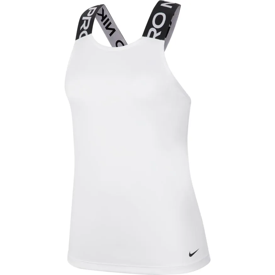 Nike Pro Dry Elastika Tank ESS - white/black Nike Pro Dry Elastika Tank ESS - white/black