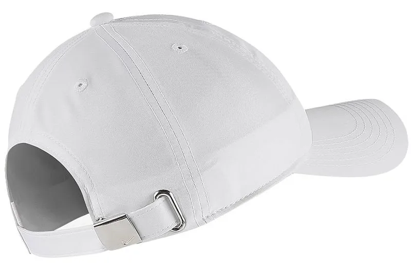 Nike Youth Heritage 86 Cap Metal Swoosh - white/metallic silver