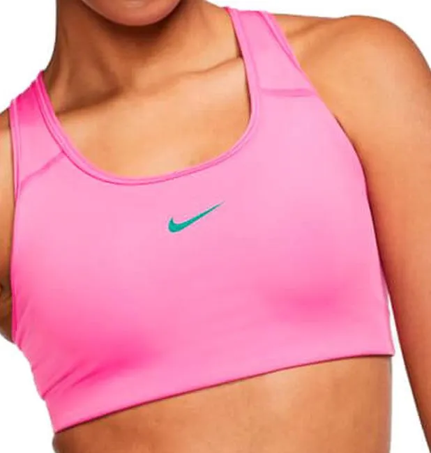 Nike Swoosh Bra Pad - pink beam/new green