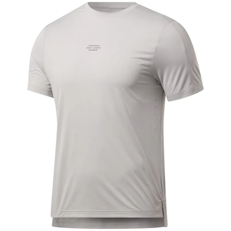 Reebok Les Mills Knit Short Sleeve T-Shirt M - pure grey