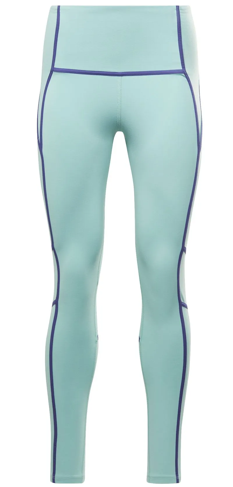 HM5751_1_APPAREL_Photography_Front-View_white Reebok Les Mills Colorblock - semi classic teal