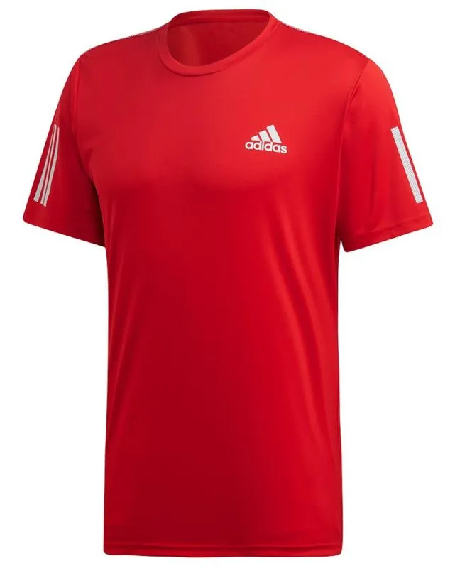 adidas-club-3-stripes-tee-scarlet-white-1 Adidas Club 3-Stripes Tee - scarlet/white