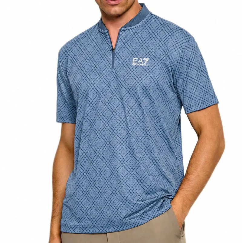 EA7 Man Jersey - optical blue/china
