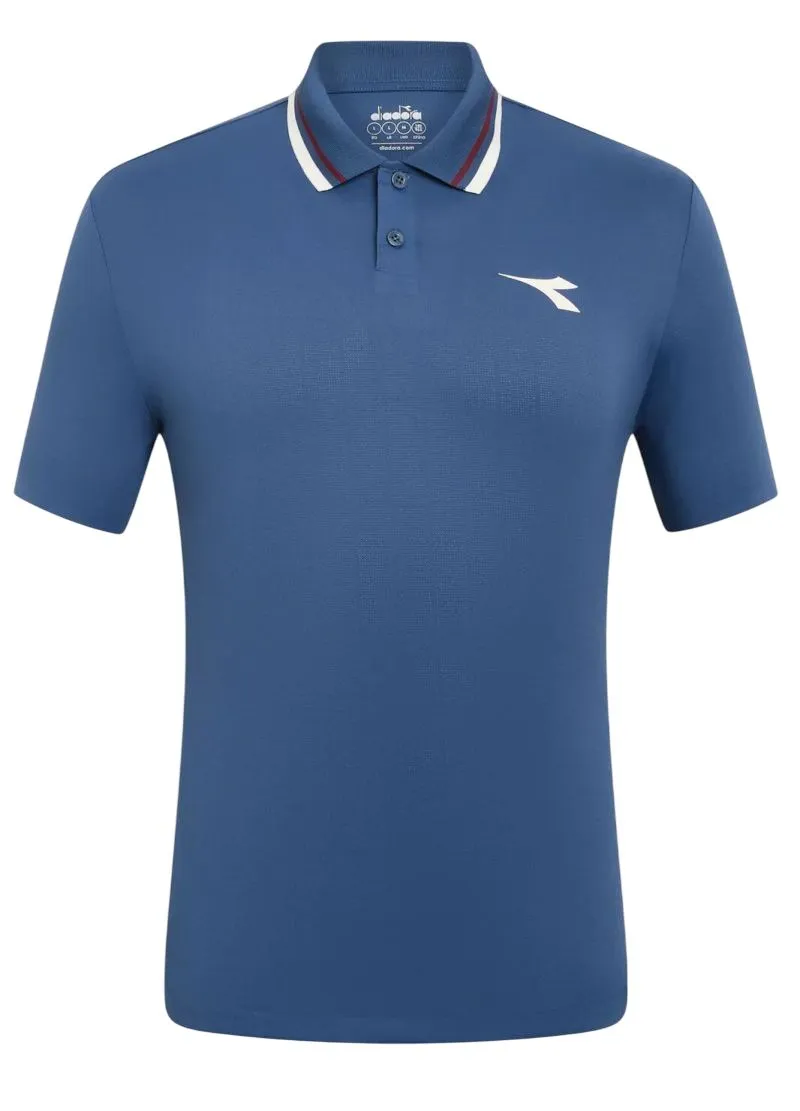 Diadora Short Sleeve Icon - ensign blue 
