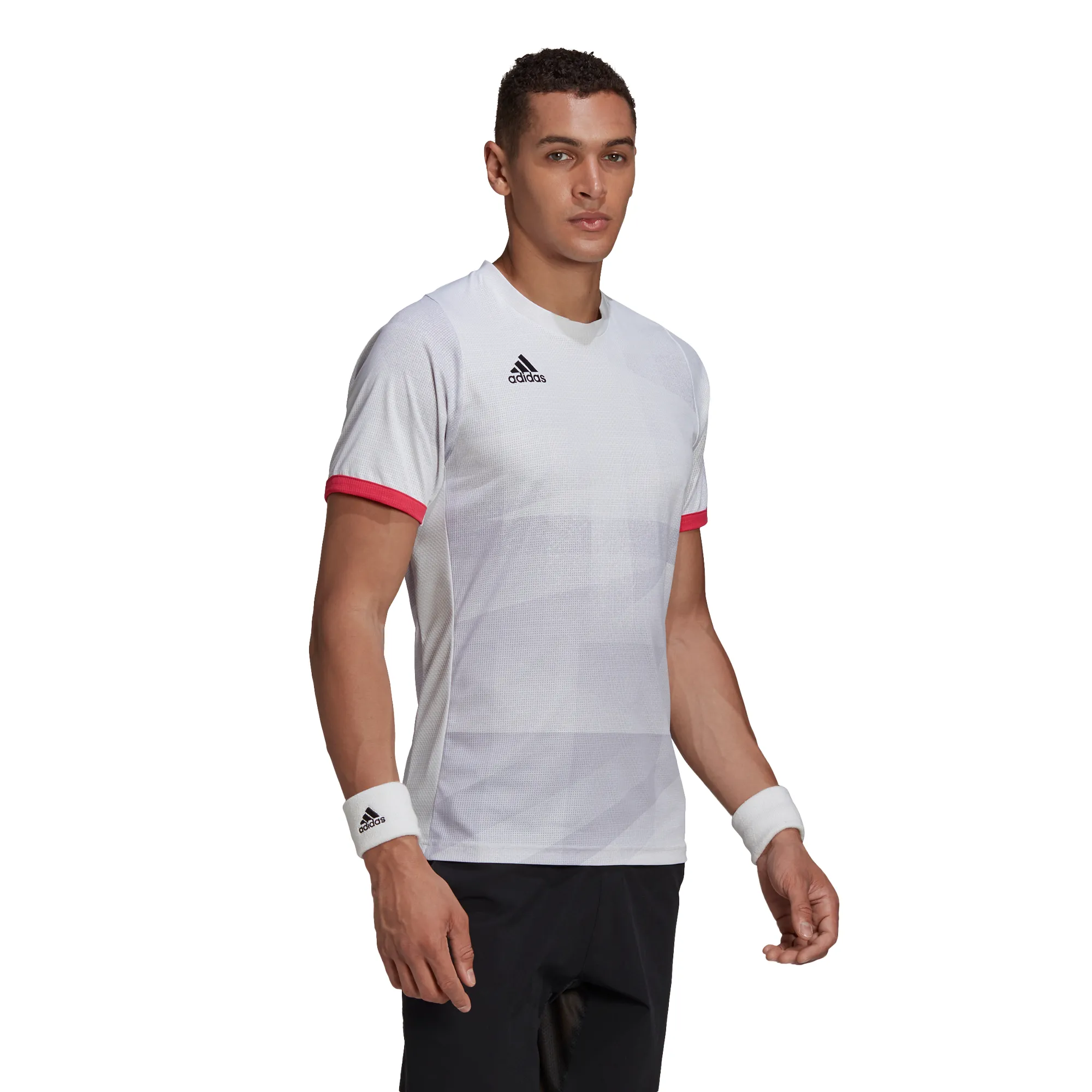 Adidas M Freelift Olympic Tee HEAT.RDY - white